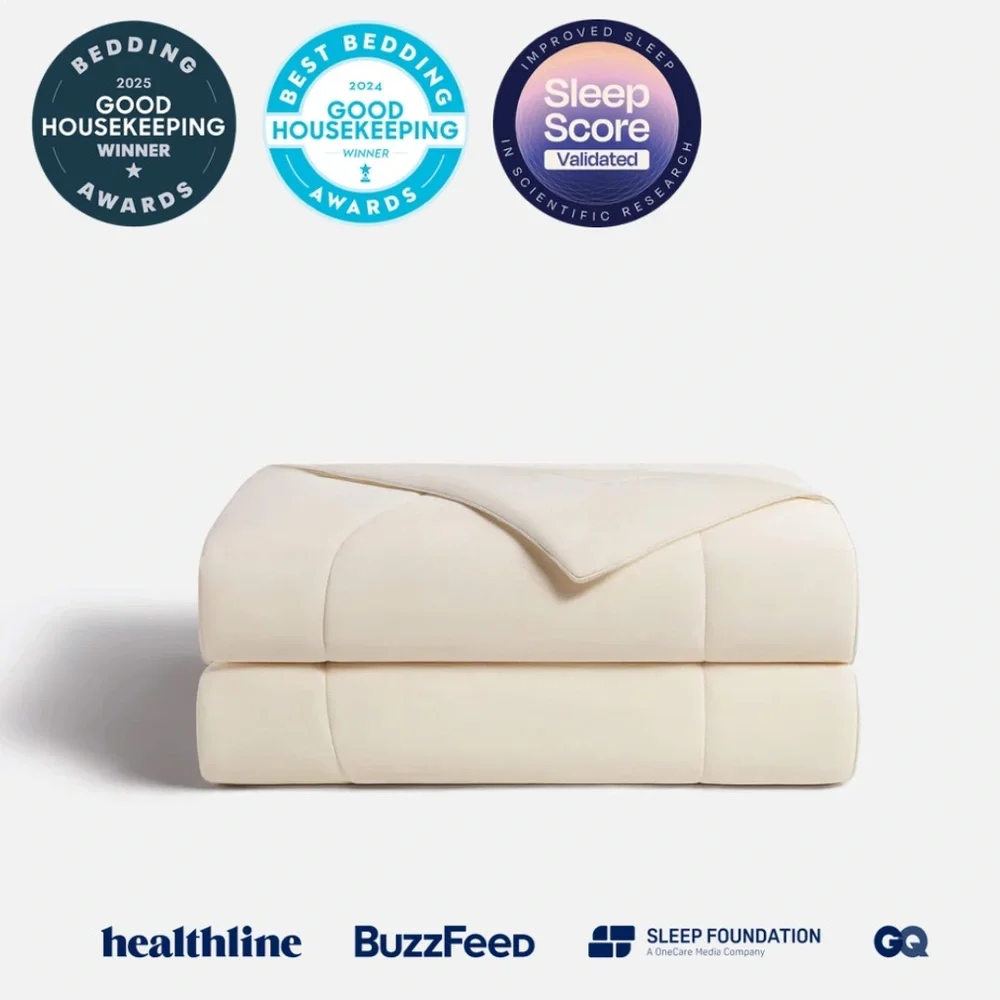 REST Evercool Cooling Comforter in Snow Ivory - King + Queen